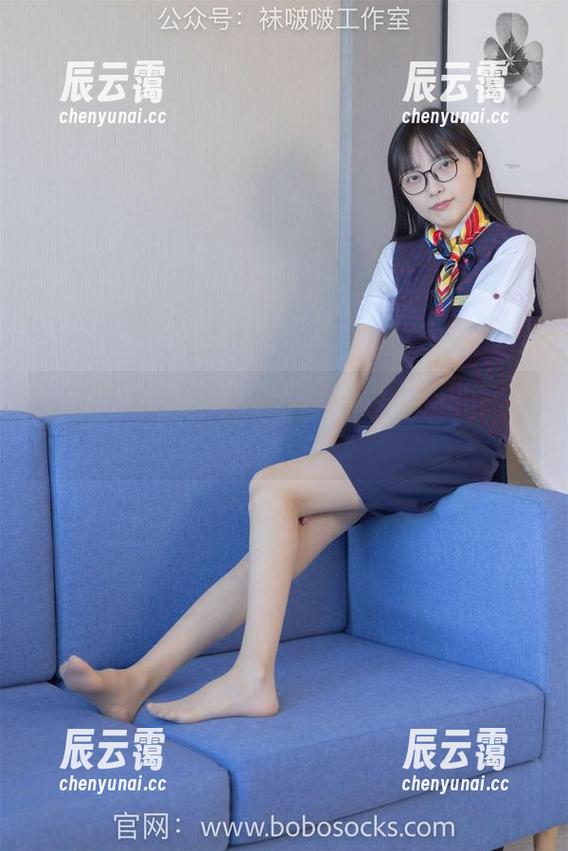 袜啵啵 - 小甜豆作品集：蓝色丝袜，真想说你太会玩儿了吧